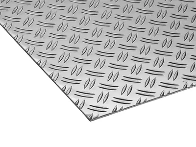 Aluminium Riffelblech 1,5/2,0 mm Duett W2 (2 Warzen)